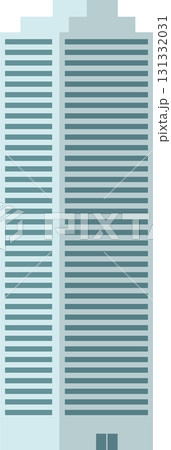 Simplified illustration of a modern office building, highlighting its architectural features. Simplified illustration of a modern office building, highlighting its architectural features. 131332031