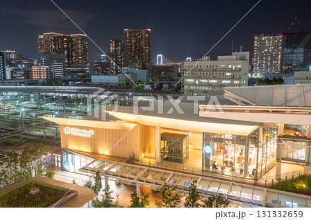 《東京都》高輪ゲートウェイ駅・都市夜景 131332659