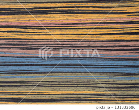 Vibrant striped veneer with a rich spectrum from yellow to blue 131332686
