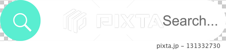 Clean user interface element featuring a search bar with a magnifying glass and a placeholder text. 131332730