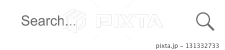 A white search bar with placeholder text and a magnifying glass icon, requesting user input. 131332733