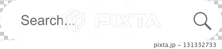 A white search bar with placeholder text and a magnifying glass icon, requesting user input. 131332733