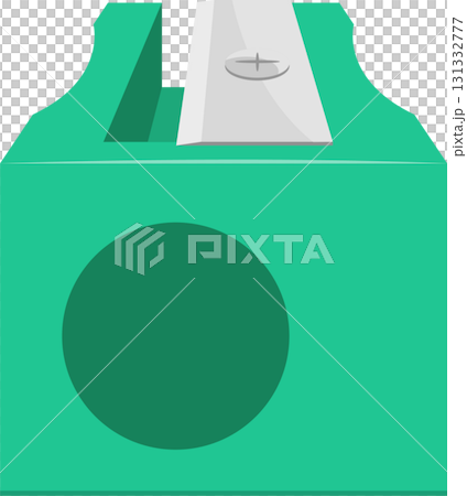 A turquoise pencil sharpener with a silver blade, perfect for school supplies or creative work. A turquoise pencil sharpener with a silver blade, perfect for school supplies or creative work. 131332777