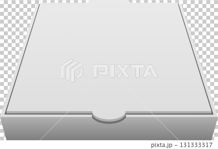 A closed grey cardboard container, perhaps for food delivery or packaging, ready for shipment. A closed grey cardboard container, perhaps for food delivery or packaging, ready for shipment. 131333317