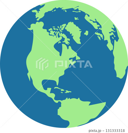 Earth Globe Depicting Continents, Oceans, and Countries; Representing Our Home Planet and Geography Earth Globe Depicting Continents, Oceans, and Countries; Representing Our Home Planet and Geography 131333318