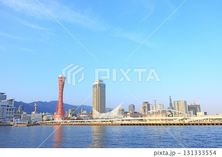 兵庫県神戸市、神戸ポートタワーの風景 兵庫県神戸市、神戸ポートタワーの風景 131333554