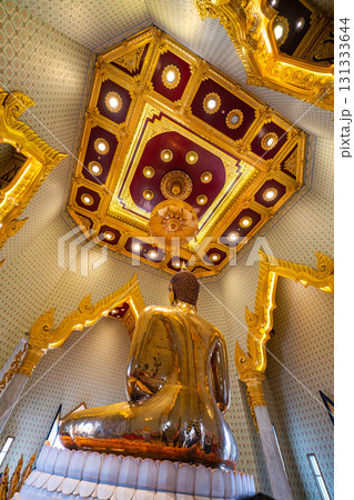 Golden Buddha in Ornate Trimit Temple Golden Buddha in Ornate Trimit Temple 131333644