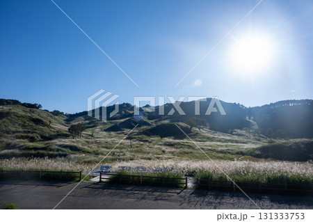 日本の兵庫県神崎郡神河町の砥峰高原の美しい風景 131333753