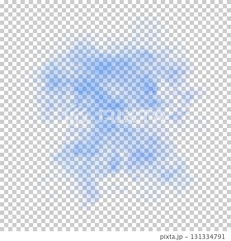 Dense blue smoke texture on transparent background suitable for abstract backgrounds, posters, or visual effects Dense blue smoke texture on transparent background suitable for abstract backgrounds, posters, or visual effects 131334791