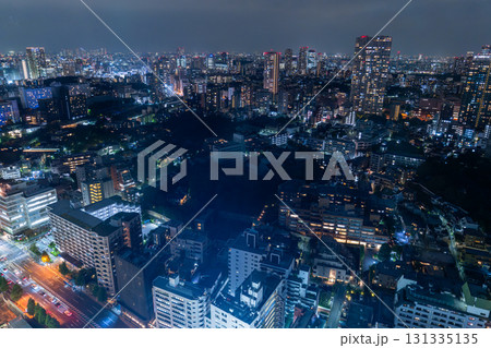 《東京都》東京都心・港区エリア都市夜景 131335135