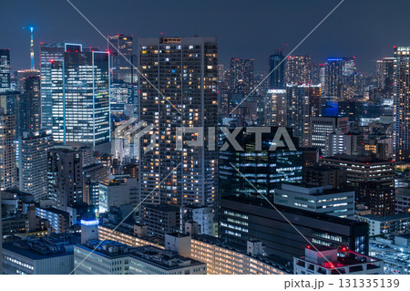 《東京都》東京都心・港区エリア都市夜景 131335139