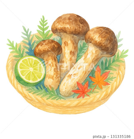 ジューシーな秋の味覚⭐︎松茸に瑞々しいすだちを添えて 131335186