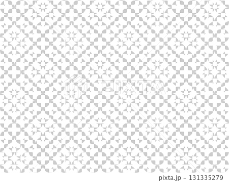 白の七宝柄の背景 131335279