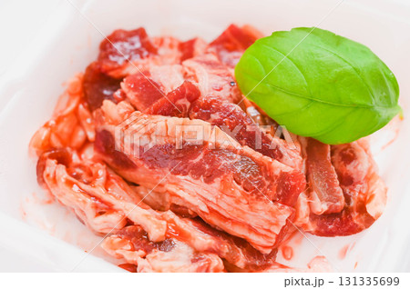 焼肉用味付け肉　牛バラ肉 131335699