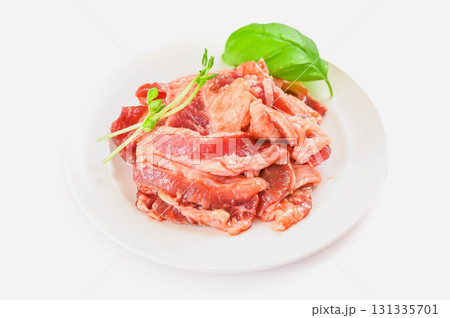 焼肉用味付け肉 牛バラ肉 焼肉用味付け肉 牛バラ肉 131335701