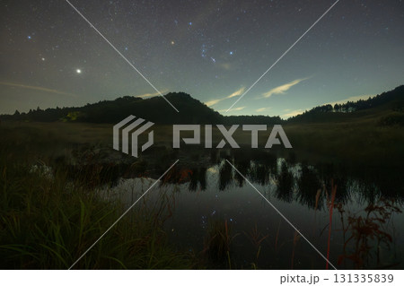 日本の兵庫県の砥峰高原の美しい自然の風景 131335839