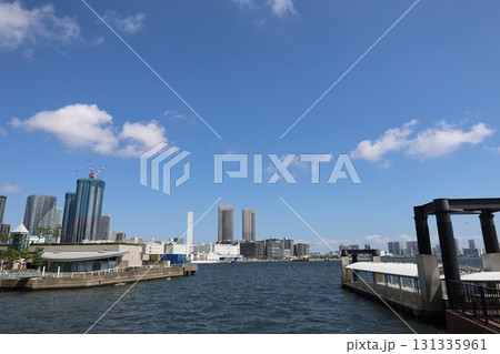 【東京】竹芝埠頭・日の出埠頭連絡橋からの眺め 131335961