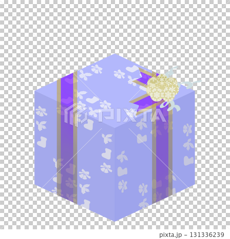 Gift box_square_ball ornament decoration Gift box_square_ball ornament decoration 131336239