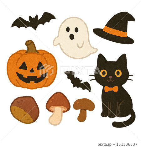 かわいいハロウィンのイラスト集 131336537