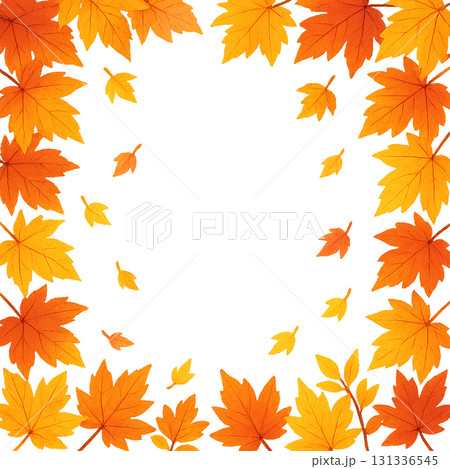 秋の紅葉のフレーム 秋の紅葉のフレーム 131336545
