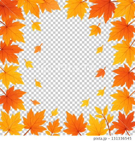 秋の紅葉のフレーム 秋の紅葉のフレーム 131336545