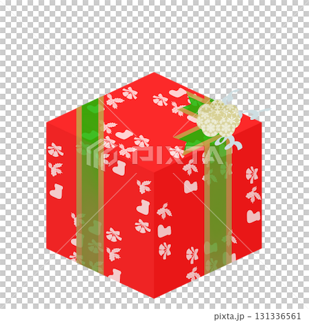 Gift box_square_ball ornament decoration Gift box_square_ball ornament decoration 131336561