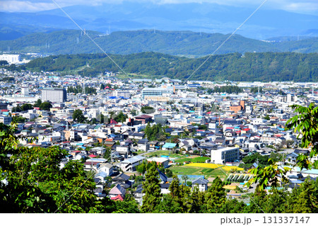 信州中野駅、北信総合病院周辺(北側)を望む(長野県中野市)【2025.9】 信州中野駅、北信総合病院周辺(北側)を望む(長野県中野市)【2025.9】 131337147