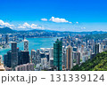 香港　ビクトリアピークから眺めるビクトリアハーバー 131339124