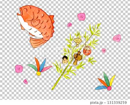 新年形象：泰國與竹草 131339259