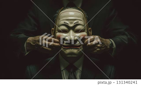 黒幕に仮面をつけさせられる日本の政治家 黒幕に仮面をつけさせられる日本の政治家 131340241