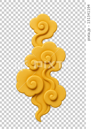 Mid autumn festival cloud design isolated on transparent background 131341194