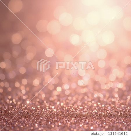 Pink Glitter Bokeh Background With Soft Light And Subtle Sparkles image photo 131341612
