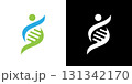 DNA gen person icon gene genome people isolated graphic logo 131342170