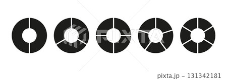 Circle division on 2, 3, 4, 5, 6 equal parts. Wheel round divided diagrams with two, three, four, five, six segments. Infographic set. Coaching blank. Circle division on 2, 3, 4, 5, 6 equal parts. Wheel round divided diagrams with two, three, four, five, six segments. Infographic set. Coaching blank. 131342181