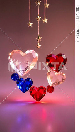 Freedom Hearts Crystal Americana Shine 42-1 Freedom Hearts Crystal Americana Shine 42-1 131342806