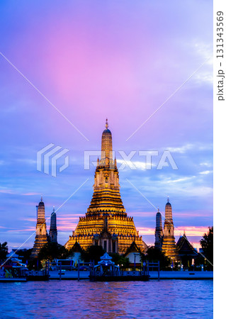 ワットアルン 夕景 ワットアルン 夕景 131343569