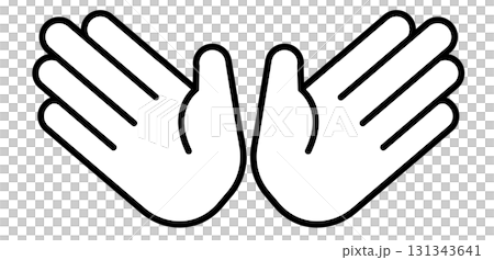 張開雙臂的表情符號，插圖，圖標，向量素材 131343641