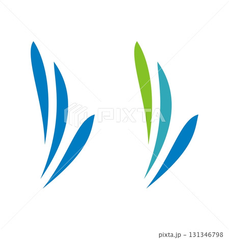 Colorful Swoosh Logo Template Illustration Design. Vector EPS 10. Colorful Swoosh Logo Template Illustration Design. Vector EPS 10. 131346798