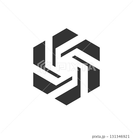 Hexagon Shape Logo Template Illustration Design. Vector EPS 10. Hexagon Shape Logo Template Illustration Design. Vector EPS 10. 131346921