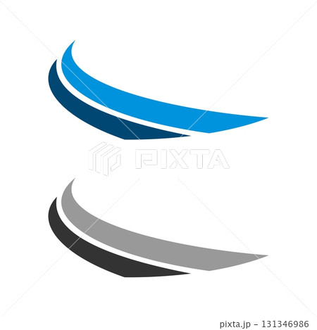 Swoosh Logo Template Illustration Design. Vector EPS 10. 131346986