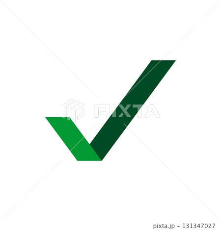 Green Check mark Logo Template Illustration Design. Vector EPS 10. Green Check mark Logo Template Illustration Design. Vector EPS 10. 131347027