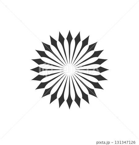 Flower Star Ornamental Logo Template Illustration Design. Vector EPS 10. 131347126