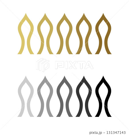 Ornamental Logo Template Illustration Design. Vector EPS 10. 131347143