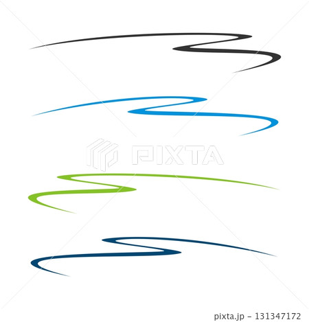 Water Swoosh Logo Template Illustration Design. Vector EPS 10. 131347172