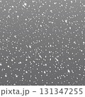 White falling snow on transparent background - illustration 131347255
