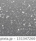 White falling snow on transparent background - illustration 131347260