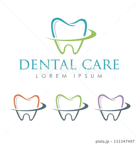 Dental Care Set Logo Template Illustration Design. Vector EPS 10. 131347497