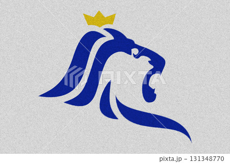 The official flag of Luxembourg's capital, Luxembourg City, on fabric texture. Conceptual collage. Illustration The official flag of Luxembourg's capital, Luxembourg City, on fabric texture. Conceptual collage. Illustration 131348770