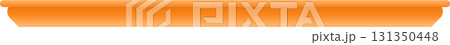 An ombre fade with a gradient. The light fades in and out of orange on a gradient backdrop. 131350448