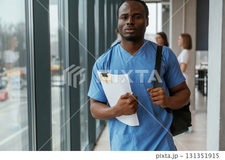 Near the windows. Group of doctors are together indoors 131351915